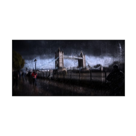 Nicodemo Quaglia 'Tower Bridge' Canvas Art, 16x32